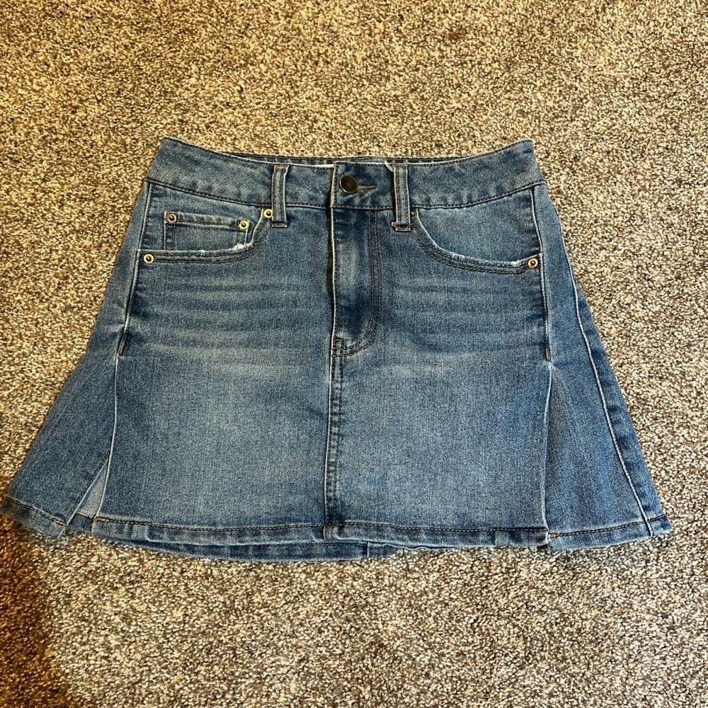 Denim Mini Skirt